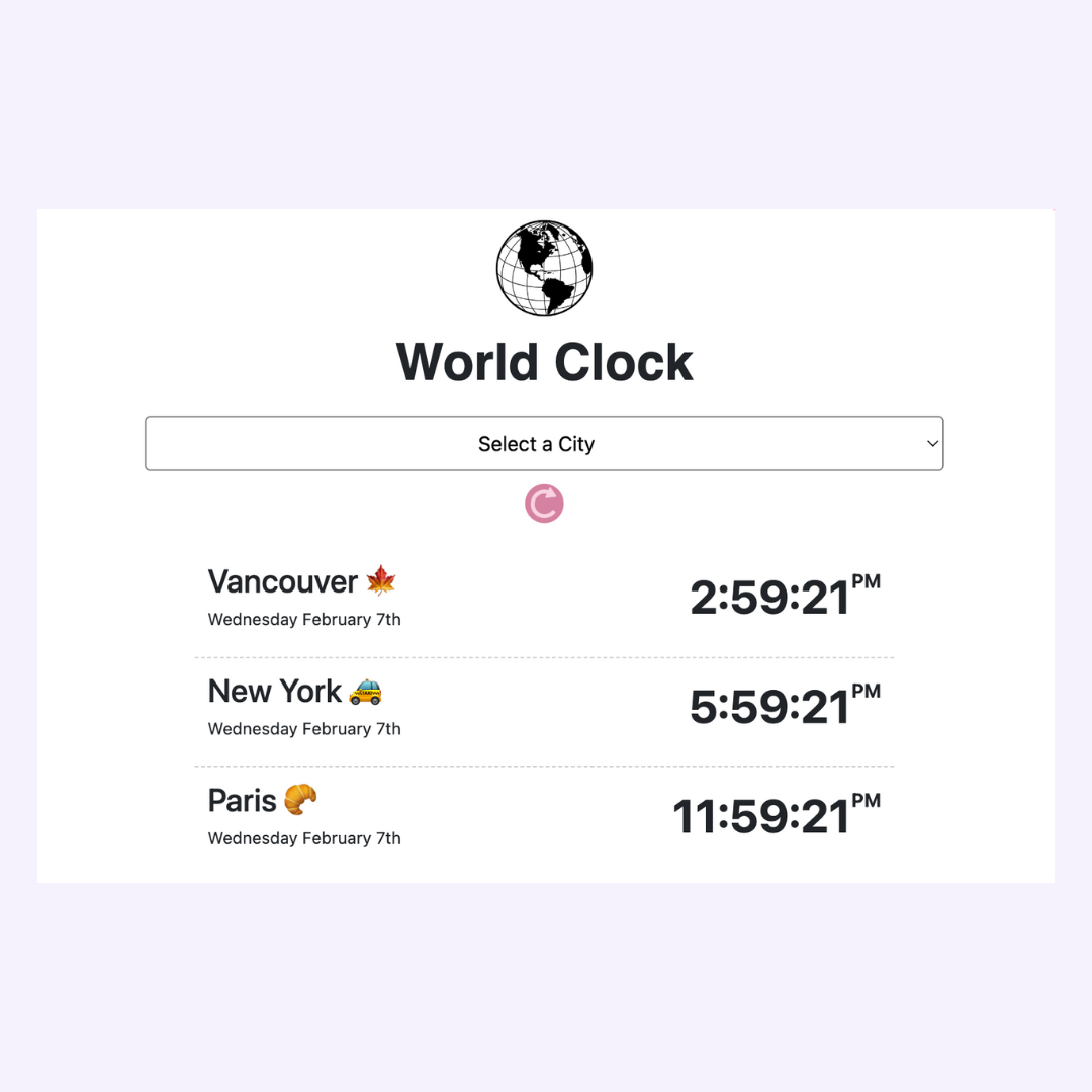 clock app